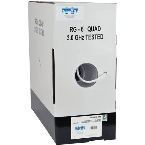 Tripp Lite series RG6/U Quad-Shield CMR-Rated Coaxial Cable