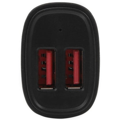 Chargeur de voiture USB double port Star Tech.com – Noir – Haute puissance 24 W/4,8 A