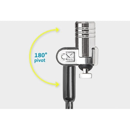 Kensington MicroSaver 2.0 Keyed Laptop Lock - Patented T-bar/Key Lock - Black, S