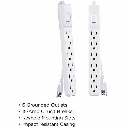 Cyber ​​Power CyberPower MP1044NN Multipack - (2) multiprises à 6 prises,