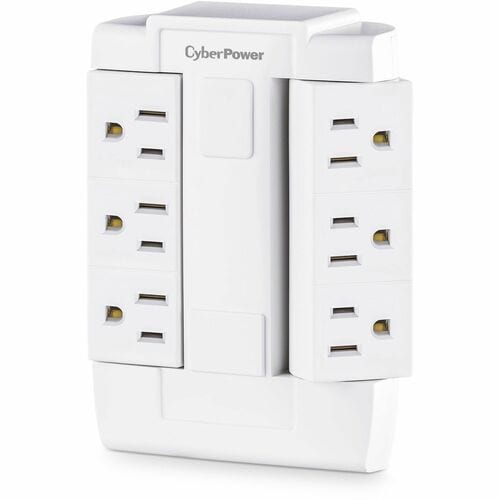 CyberPower GT600P Power Plug - 6 x NEMA 5-15R Receptacle - 125 V AC - White
