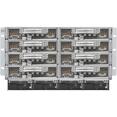 Cisco UCS 5108 Blade Server Chassis - Rack-mountable - 6U - 2.50 kW - TAA Compliant"