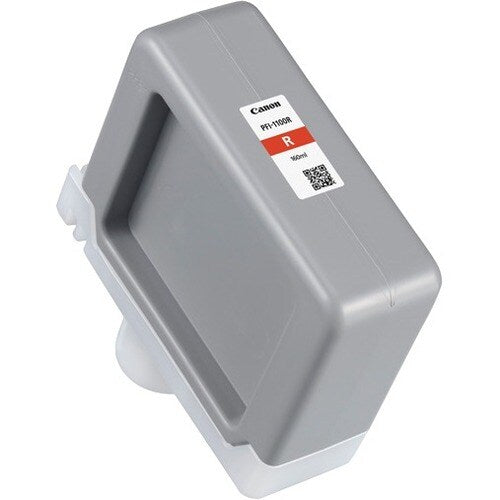 Cartouche d'encre jet d'encre d'origine Canon PFI-1100 R - Pack rouge -