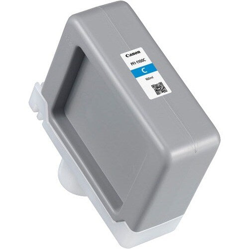Cartouche d'encre jet d'encre d'origine Canon PFI-1100 C - Pack cyan -