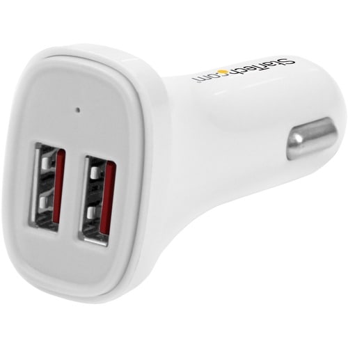 Cargador de coche USB de doble puerto Startech Star Tech.com