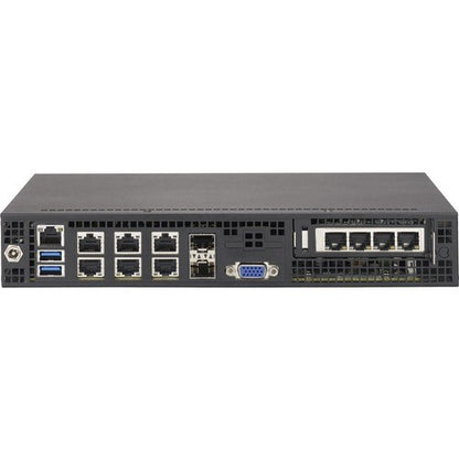 Servidor mini PC Supermicro SuperServer E300-8D 1U - 1 procesador Xeon D-1518 de 2,20 GHz