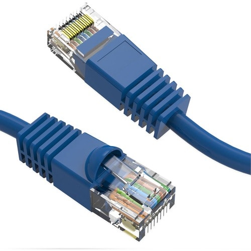 Axiom 6FT CAT6 UTP 550mhz Patch Cable Snagless Molded Boot (Blue) - 6 ft (1.83 m) Category