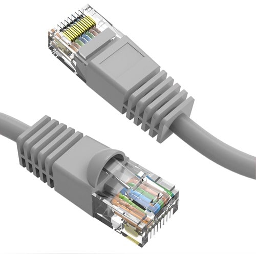 Axiom 6FT CAT6 UTP 550mhz Patch Cable Snagless Molded Boot (Gray) - 6 ft Category 6 Networ