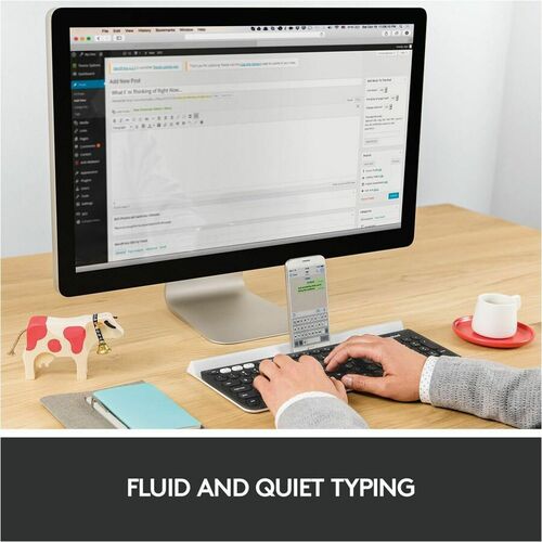Clavier sans fil multi-appareils Logitech K780 - Connectivité sans fil