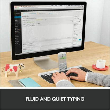 Clavier sans fil multi-appareils Logitech K780 - Connectivité sans fil
