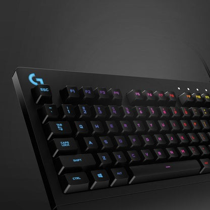 Teclado para juegos Logitech G213 Prodigy: teclado con cable, retroiluminación RGB y teclas mecánicas