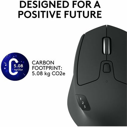 Logitech M720 Triathlon Multi-Device Wireless Mouse, Bluetooth, USB