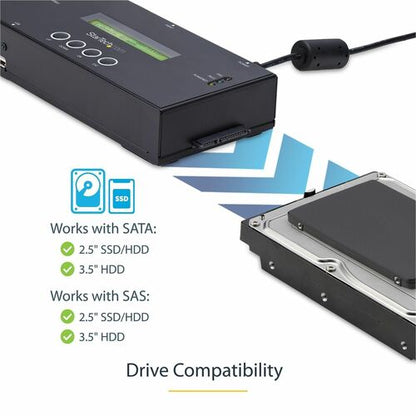 1 1 HARD DRIVE DUPLICATOR - STANDALONE CLONER SAS AND SATA