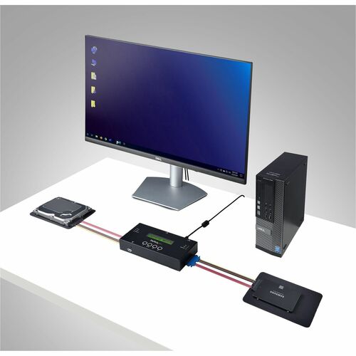 1 1 HARD DRIVE DUPLICATOR - STANDALONE CLONER SAS AND SATA