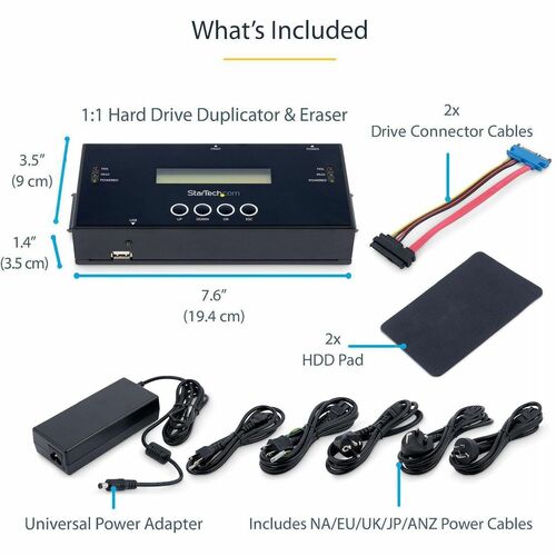 1 1 HARD DRIVE DUPLICATOR - STANDALONE CLONER SAS AND SATA