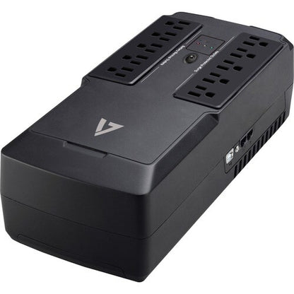 Onduleur de bureau V7 550 VA avec 10 prises (UPS1DT550-1N) - V7 UPS1DT550-1N