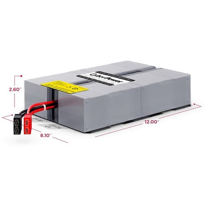Cyber Power CyberPower Battery Kit - 9000 mAh - 12 V DC - Lead Acid - Leak Proof/Sealed