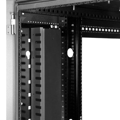 Organiseur de câbles vertical StarTech.com avec passe-câbles pour les doigts - Panneau de gestion des câbles vertical