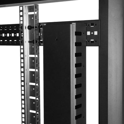 StarTech.com Organiseur de câbles vertical avec passe-câbles pour les doigts - Gestion verticale des câbles