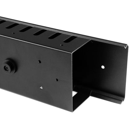 Organizador de cables vertical StarTech.com con conductos para dedos - Gestión de cables vertical
