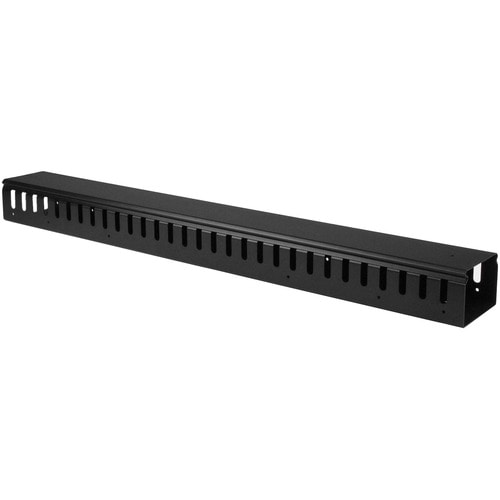 Organiseur de câbles vertical StarTech.com avec passe-câbles pour les doigts - Panneau de gestion des câbles vertical