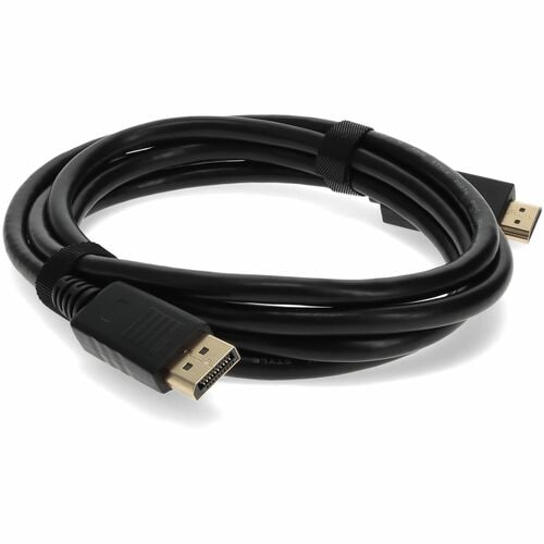 AddOn 6ft DisplayPort Male to HDMI Male Black Cable (Requires DP++)