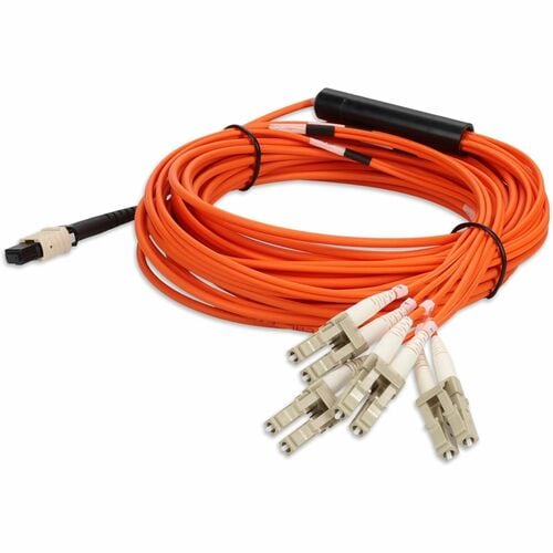 AddOn Fiber Optic Duplex Patch Network Cable - 29.5 ft Fiber Optic Network Cable