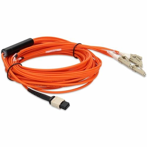 Cable de red de fibra óptica dúplex AddOn - Cable de red de fibra óptica de 9 m