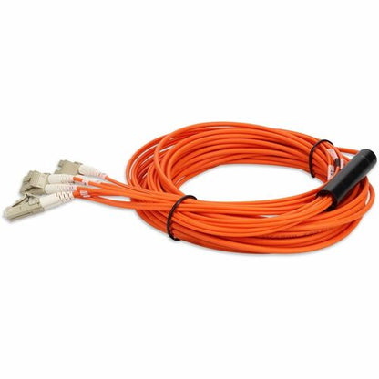 Cable de red de fibra óptica dúplex AddOn - Cable de red de fibra óptica de 9 m