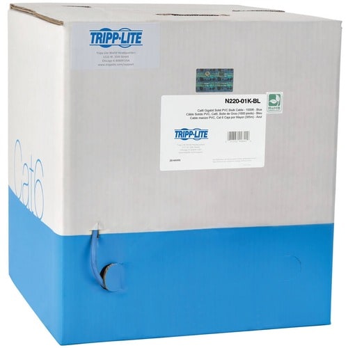 Tripp Lite series Cat6 Gigabit Bulk Stranded 24AWG CMR PVC Cable