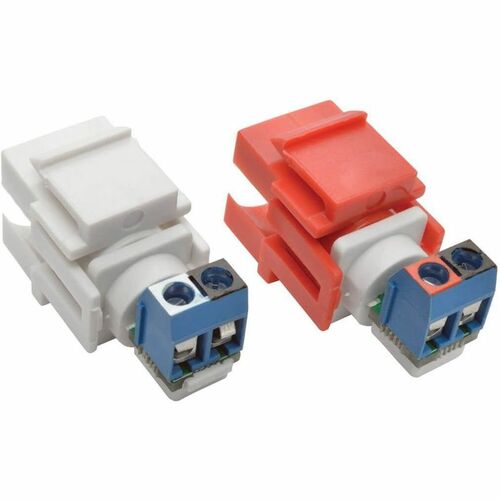 Kit de conector Keystone de audio RCA hembra a terminal de tornillo de Tripp Lite by Eaton