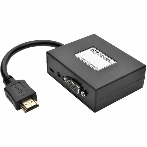 Tripp Lite series 2-Port HDMI to VGA + Audio Adapter / Splitter
