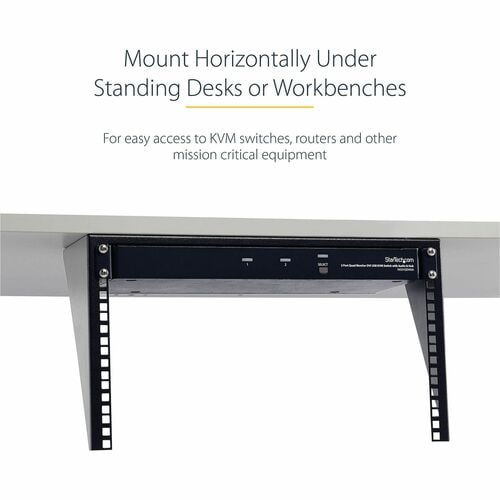 6U VERTICAL WALL-MOUNT BRACKET STEEL LOW-PROFILE WALL-BRACKET