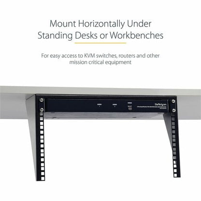 6U VERTICAL WALL-MOUNT BRACKET STEEL LOW-PROFILE WALL-BRACKET