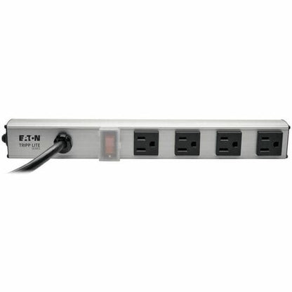 Tripp Lite by Eaton 4-Outlet Power Strip, 10 ft. Cord, NEMA 5-15P Plug