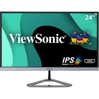 Pantalla Viewsonic de 24", panel IPS, resolución de 1920 x 1080 - 23,8" visibles - In