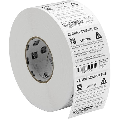 Zebra Z-Ultimate 4000T High-Tack Silver - 1 1/2\" (38.10 mm) Width x 3/4\" (19.0