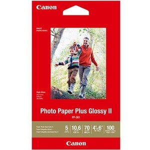 Papel fotográfico Canon Plus Glossy II - PP-301 - 4x6 (100 hojas)