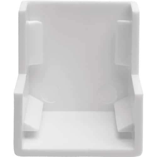 Connecteur d'angle extérieur Tripp Lite par Eaton Raceway, paquet de 20, blanc - Angle -