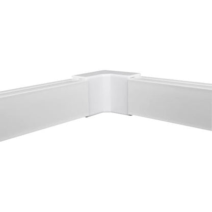 Conector de esquina interior para conductos eléctricos de Tripp Lite by Eaton, paquete de 20, blanco - Esquina - W
