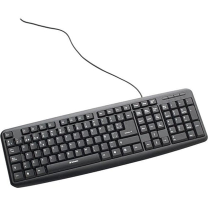 SLIM CORDED USB KEYBOARD BLACK MULTI 6