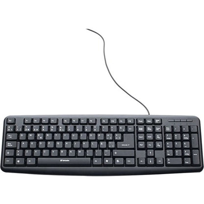 SLIM CORDED USB KEYBOARD BLACK MULTI 6