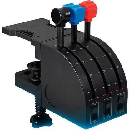 Saitek Flight Throttle Quadrant Professional Simulation Axis Levers -
