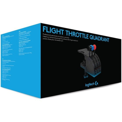 Saitek Flight Throttle Quadrant Professional Simulation Axis Levers -