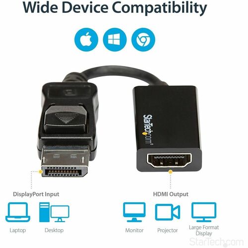StarTech.com DisplayPort to HDMI Adapter