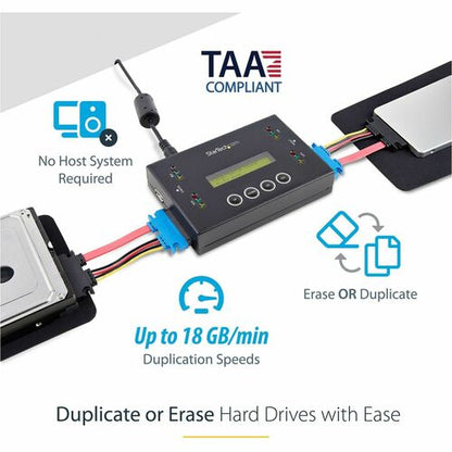 1 1 HARD DRIVE DUPLICATOR STANDALONE CLONER SATA