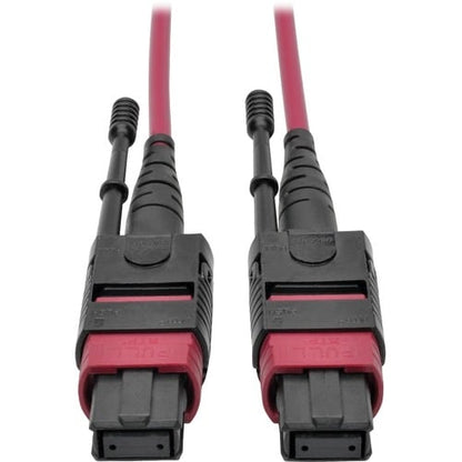 Tripp Lite by Eaton N845-03M-12-MG MTP/MPO Multimode Patch Cable, Magenta, 3 m -
