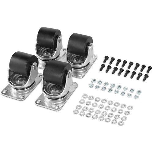 CyberPower Carbon Rack Caster Kit - Silver, Black - 250 kg Static/Stat