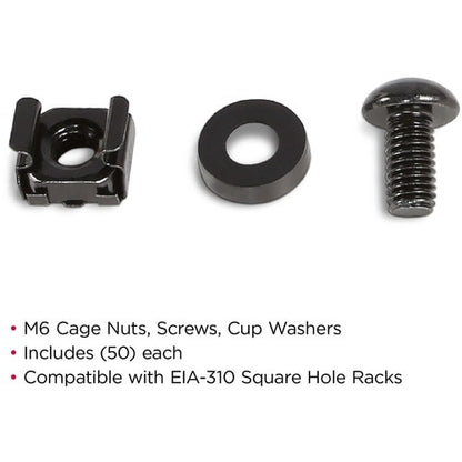 Cyber Power CyberPower Carbon Rack Hardware Kit - Black