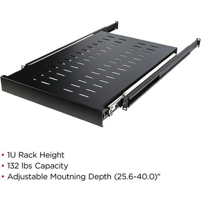 CyberPower Carbon CRA50003 Rack Shelf - For Monitor, Server - 1U Rack
